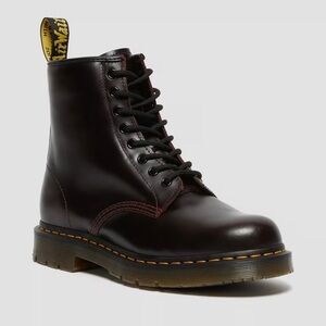 Dr. Martens Maroon Lace Up Boots